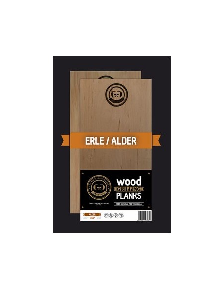 Wood Grilling Planks Alder - Ontano (pz. 2)
